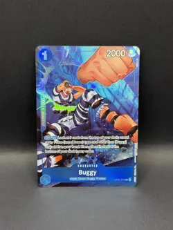 Buggy OP02-058 ALTERNATE ART Paramount War One Piece CCG Bandai ALT English Foil - Image 1