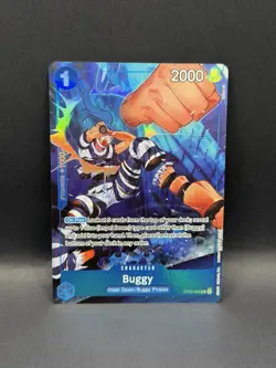Buggy OP02-058 ALTERNATE ART Paramount War One Piece CCG Bandai ALT English Foil - Image 2