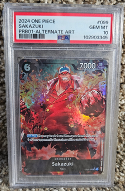 2024 One Piece Sakazuki PRB-01 Alt Art PSA 10 - Image 1