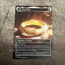 The One Ring - Custom Art MTG Magic The Gathering Playtest Card - Image 1
