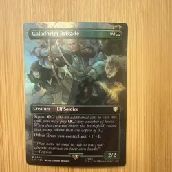 Magic The Gathering: LotR - Galadhrim Brigade LTC 0502 - Foil Borderless - NM - Image 1
