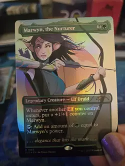 Mtg Marwyn, the Nurturer (Rainbow Foil) Secret Lair Drop Foil - Small Seller 🐱 - Image 3