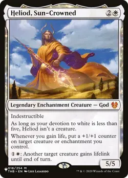 Heliod, Sun-Crowned Theros Beyond Death GEM MINT 018 MTG GEM_MINT_MONSTERS - Image 1