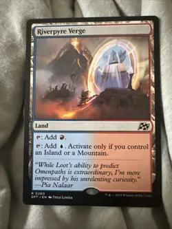 MTG Riverpyre Verge Regular Rare Card #260 Aetherdrift - Image 1
