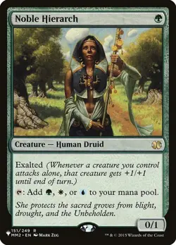 NM MTG NOBLE HIERARCH THE LIST REPRINTS MYSTERY BOOSTER 2 - Image 1