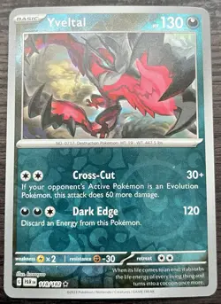 Yveltal 118/182 Pokemon TCG Scarlet Violet Paradox Rift Reverse Holo MINT NM - Image 1