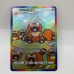 Bibarel EX Pokemon TCG Pocket Illustration Rare Textured Holo - Image 1