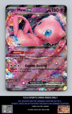 SV: Scarlet & Violet 151 #151/165 Mew ex Holo Pokemon - Image 1