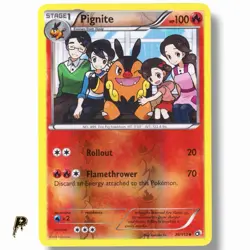 2013 Pokemon Legendary Treasures Pignite 26/113 Reverse Holo VLP - Image 1