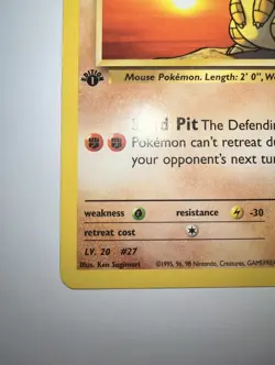 Brock's Sandshrew 072/132 Gym Heroes 1st edition pokemon - Image 5