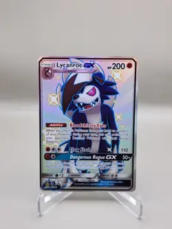 The Pokemon Company Lycanroc GX SV66/SV94 Hidden Fates Shiny Vault Holo 200 HP - Image 1