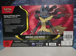 Pokemon TCG Mega Lucario EX Figure Collection Box Promo Figure Oversized Card - Image 3