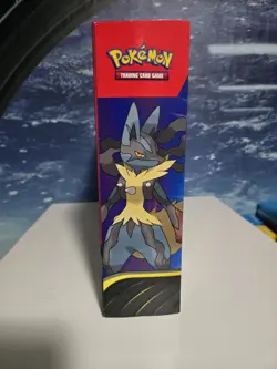 Pokemon TCG Mega Lucario EX Figure Collection Box Promo Figure Oversized Card - Image 4