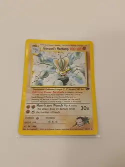 2 Card LOT - Pokemon GYM - Vintage TCG - GIOVANNI'S MACHAMP & MISTY'S GYARADOS - Image 4