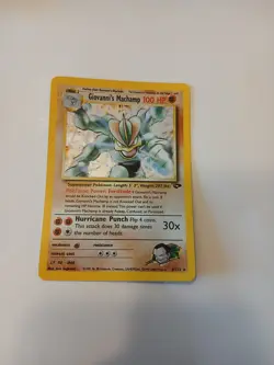 2 Card LOT - Pokemon GYM - Vintage TCG - GIOVANNI'S MACHAMP & MISTY'S GYARADOS - Image 5