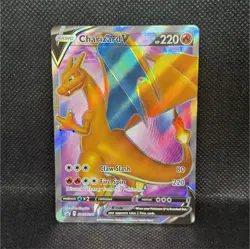 Pokemon TCG Charizard V Holo Promo 220 HP SWSH050 - Image 1