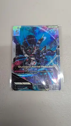 Gundam Card Game NewType Challenge Winner Promo GD01-067 Gundam Aerial Rebuild - Image 1