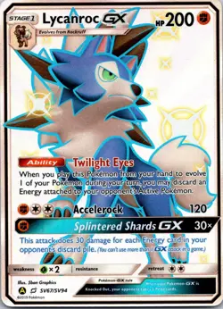 Lycanroc GX SV67/SV94 NM Pokemon Card TCG - Image 1