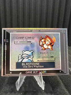 Blastoise VS Charizard - Glitter Holo - Gameboy Chibi Evolutions 2025 - Pokemon - Image 1