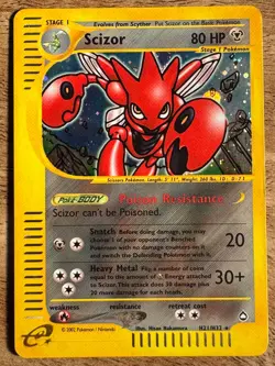 Pokemon TCG: Scizor H21/H32 Aquapolis (Holo) - Image 1