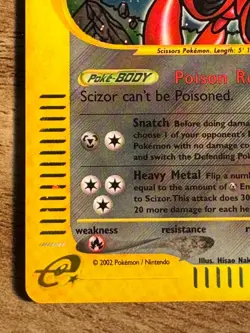 Pokemon TCG: Scizor H21/H32 Aquapolis (Holo) - Image 5