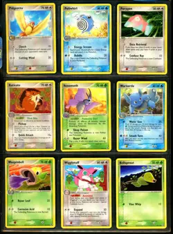 2004 Pokemon EX FIRERED & LEAFGREEN Set NEAR COMPLETE Non Holo Cards RARE NM+ - Image 5