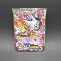 Pokemon TCG M Gengar EX Promo Holo XY166 XY Mega 210 HP Card - Image 1