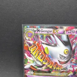 Pokemon TCG M Gengar EX Promo Holo XY166 XY Mega 210 HP Card - Image 2