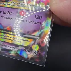 Pokemon TCG M Gengar EX Promo Holo XY166 XY Mega 210 HP Card - Image 5