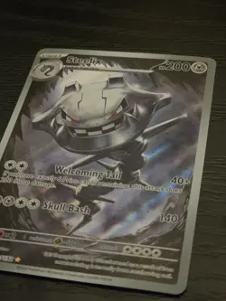Steelix Pokemon 150/132 Full Art Illustration Rare Holo Mega Evolution - Image 2