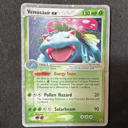 Venusaur ex FireRed & LeafGreen 112/112 Holo Ultra Rare EX English 150 HP - Image 1