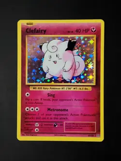 Pokemon card Clefairy 63/108 XY Evolutions Holo Rare Near Mint - Image 1