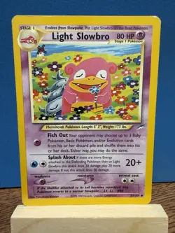 Pokemon TCG Light Slowbro 51/105 Neo Destiny Uncommon WOTC Vintage Card - Image 1