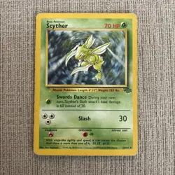 Pokemon: Scyther 26/64 Non Holo Rare. Jungle Set. LP - Image 1