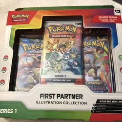 Pokemon Tcg - First Partner Pack First partner Illustration Collection - Image 1