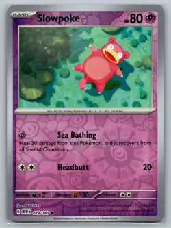 Slowpoke SV: Scarlet & Violet 151 #079/165 Reverse Holo Pokemon Card - Image 1