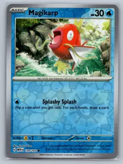 Magikarp SV: Scarlet & Violet 151 #129/165 Common Reverse Holo Pokemon Card - Image 1