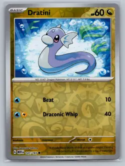 Dratini SV: Scarlet & Violet 151 #147/165 Reverse Holo Pokemon Card - Image 1