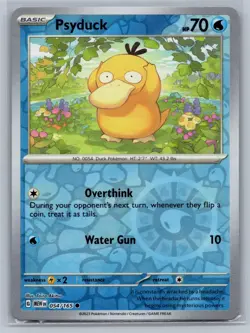 Psyduck SV: Scarlet & Violet 151 #054/165 Reverse Holo Pokemon Card - Image 1