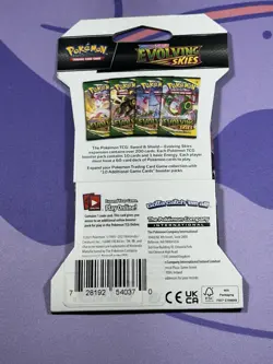 Pokemon TCG Evolving Skies Sealed Sleeved Booster Pack Duraludon Art - Image 2