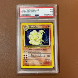 Ninetales Holo #12/102 – 1999 Pokemon Base Set Unlimited – PSA 7 NM - Image 1