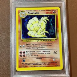 Ninetales Holo #12/102 – 1999 Pokemon Base Set Unlimited – PSA 7 NM - Image 3