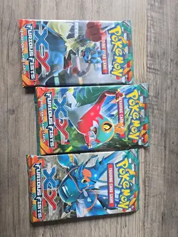 3 Pokemon XY Furious Fists Blister Packs, Factory Sealed - Image 1