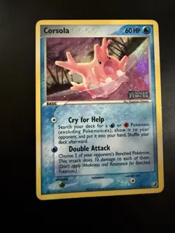 Pokemon TCG Corsola 37/115 EX Unseen Forces 2005 Holo Rare - Image 1