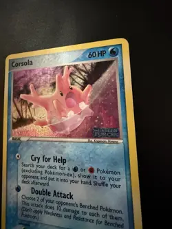 Pokemon TCG Corsola 37/115 EX Unseen Forces 2005 Holo Rare - Image 2