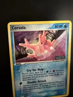 Pokemon TCG Corsola 37/115 EX Unseen Forces 2005 Holo Rare - Image 4