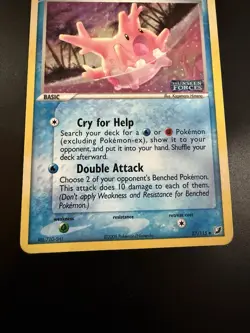 Pokemon TCG Corsola 37/115 EX Unseen Forces 2005 Holo Rare - Image 5