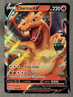Pokemon TCG - Darkness Ablaze : Charizard V #19/189 (NM) - Image 1