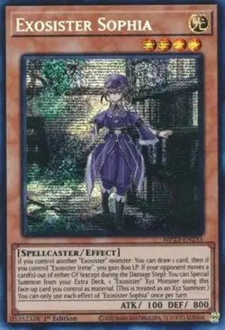 Yugioh! LP Exosister Sophia - MP23-EN255 - Prismatic Secret Rare - 1st Edition L - Image 1