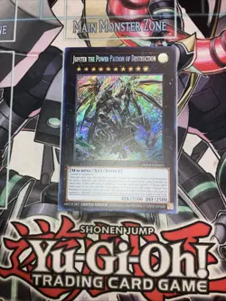Jupiter The Power Patron Of Destruction Secret Rare DOOD-ENSP1 Promo Yugioh - Image 1